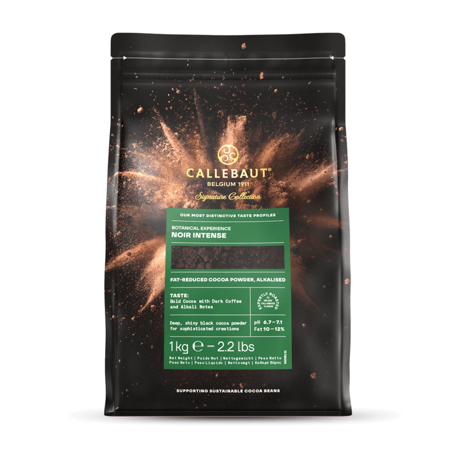 Callebaut - Cacao Alcalinisé Noir Intense (1kg)