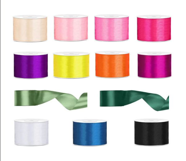 Ruban satin double face 50mm