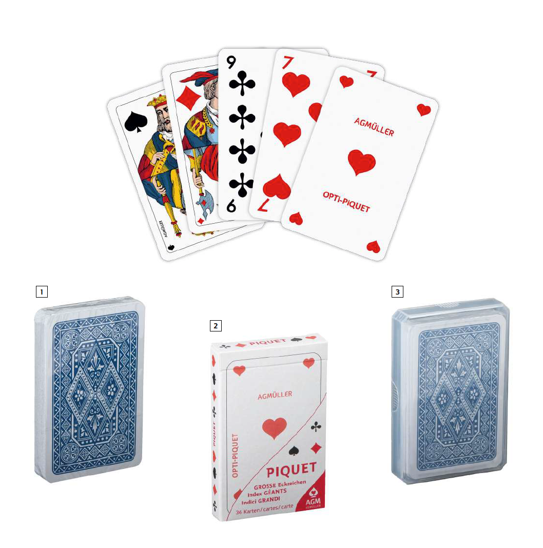 Jeu de carte OPTI - Jass Piquet