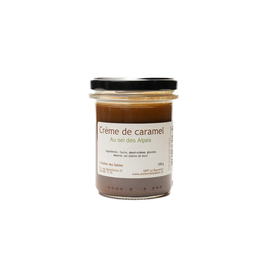 Crème de caramel au sel des Alpes (200g)