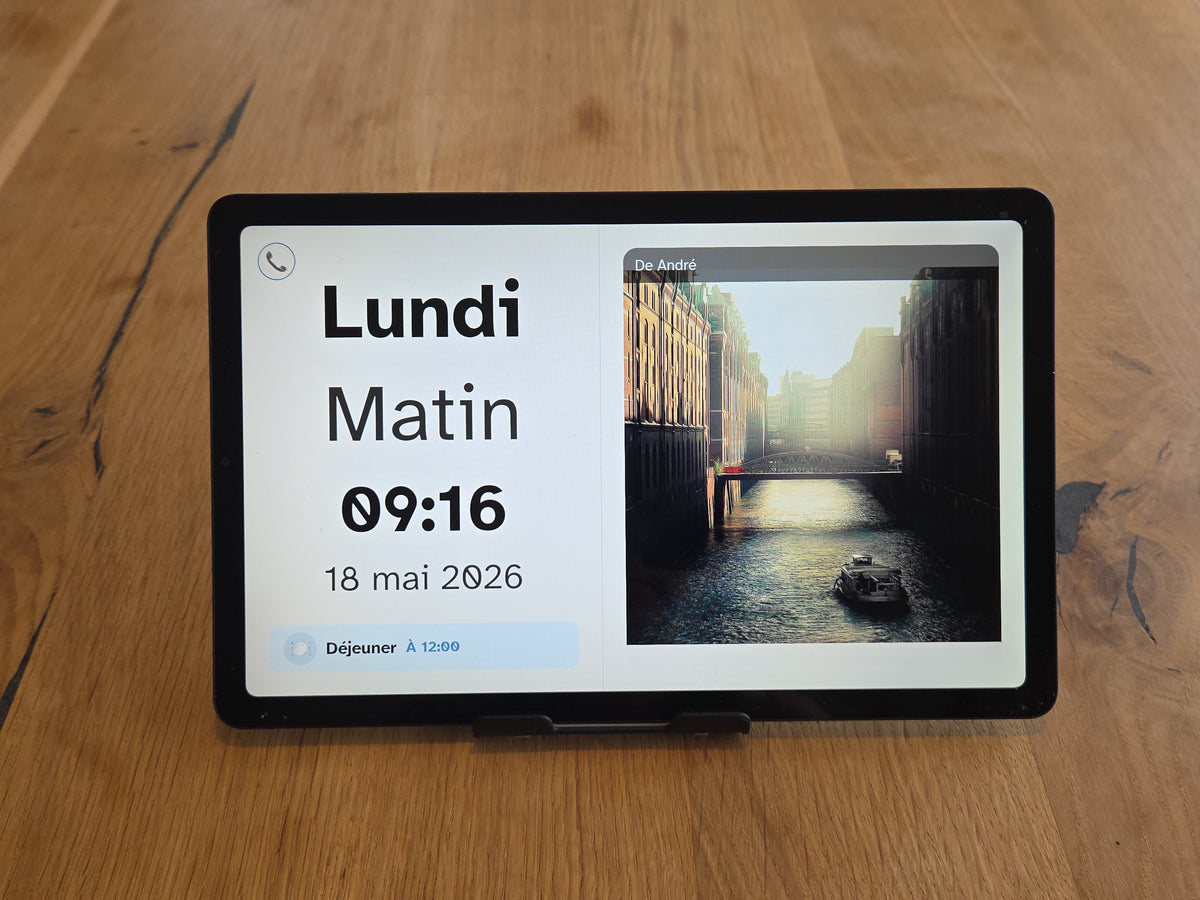 Ally Display 10" — Vernetzte Uhren-Tablette für Ihre älteren Angehörigen
