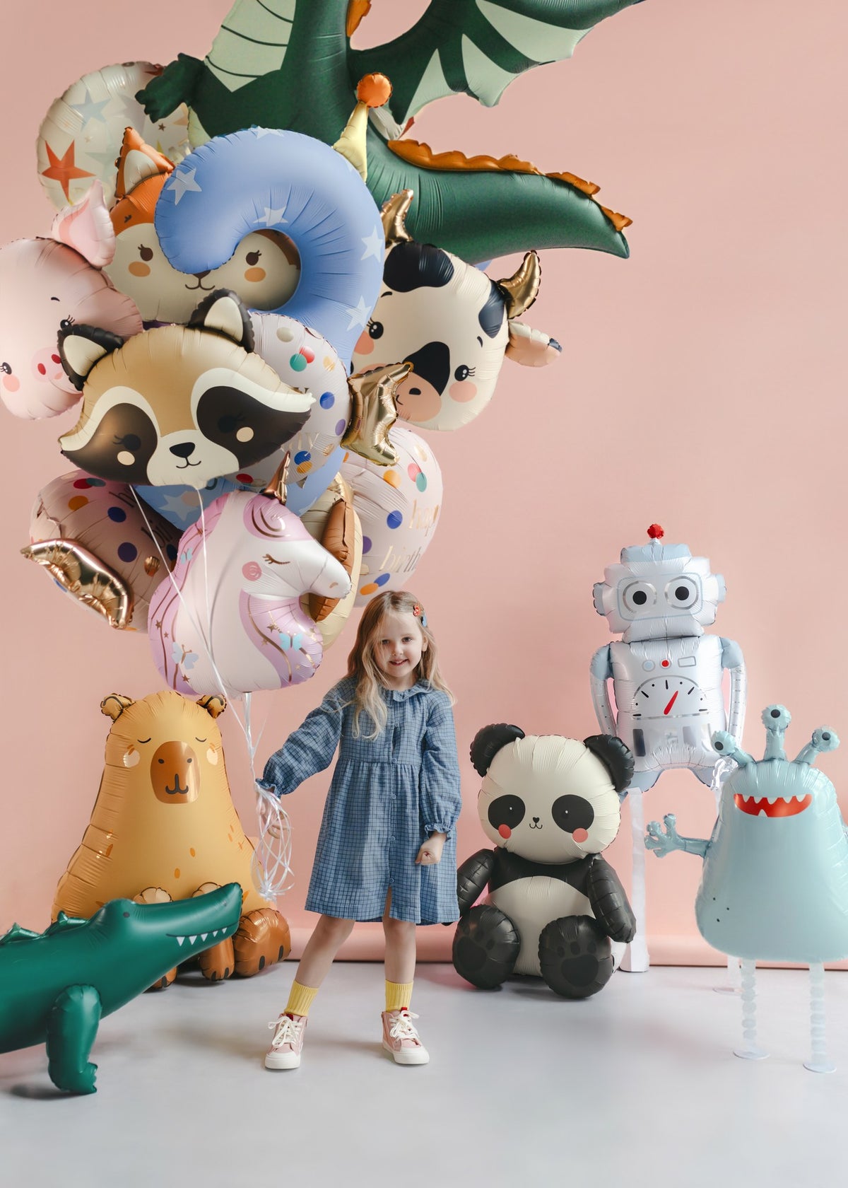 Ballon alu - Panda (68x72cm)