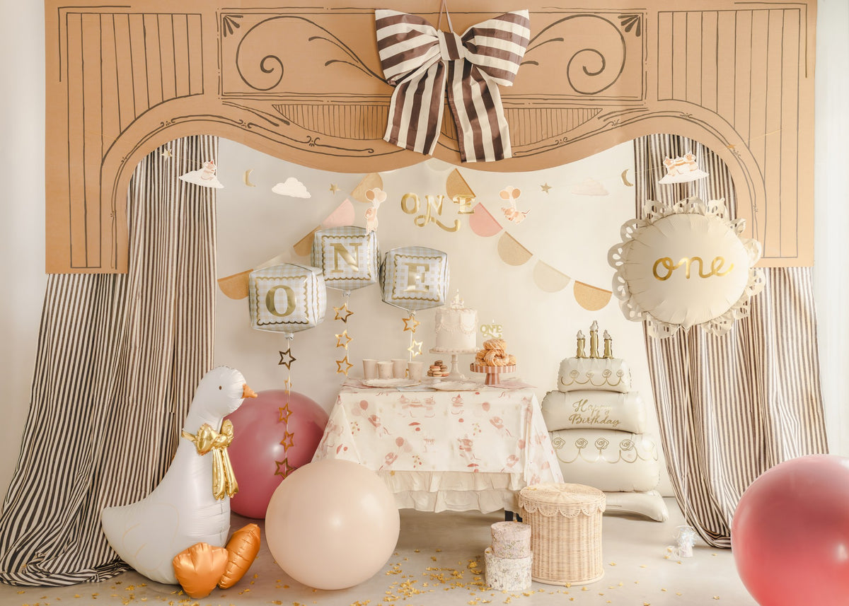 Ballons alu cubes - One (3pcs)