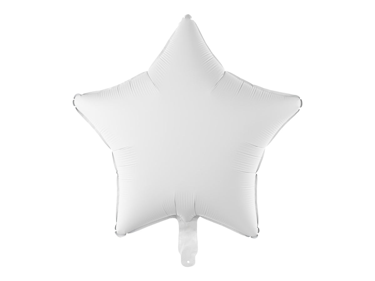 Ballon alu - Étoile blanche (40cm)