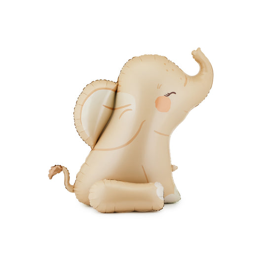 Ballon en Alu - Elephant assis beige