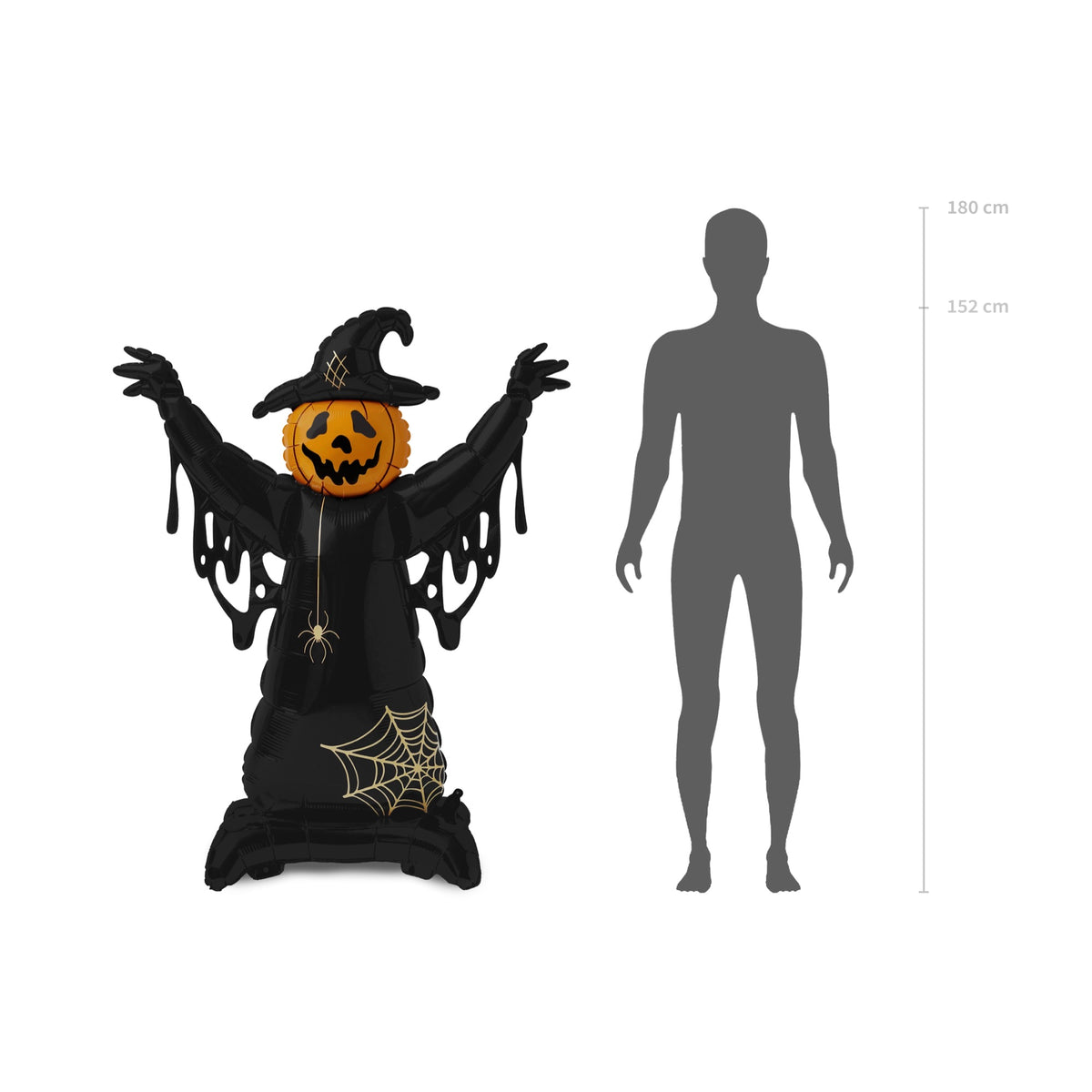 Ballon en Alu - Epouvantail XXL Halloween