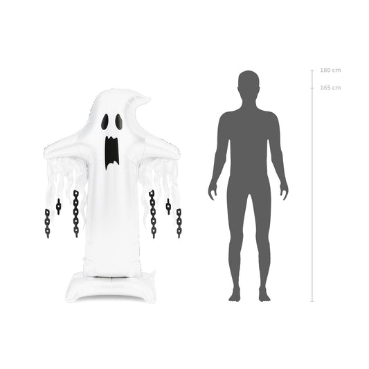 Ballon Fantôme XXL sur pied - Halloween