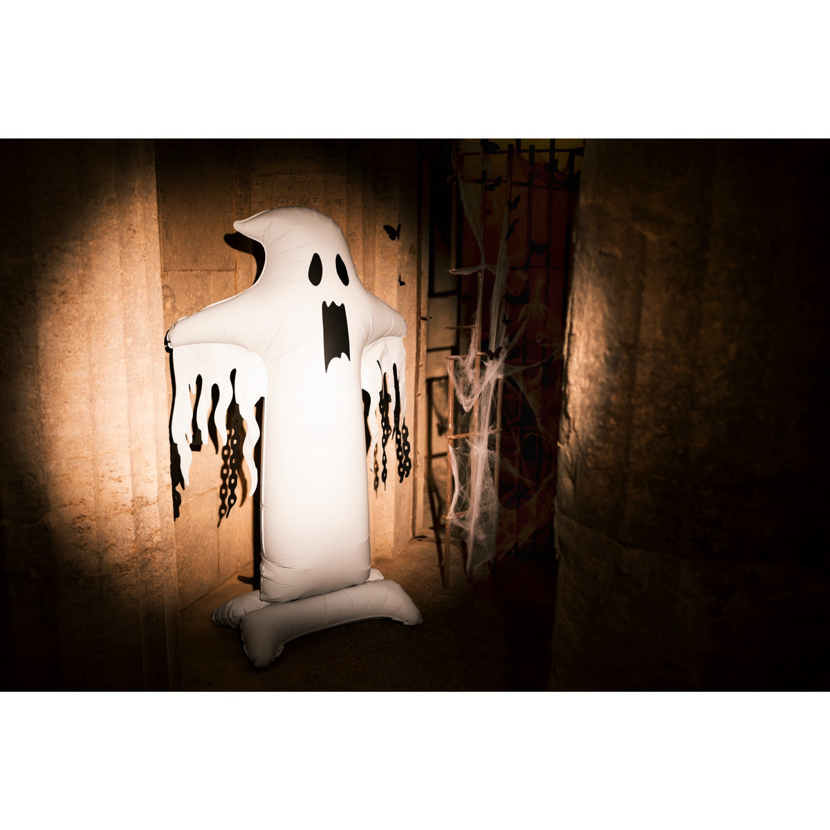 Ballon Fantôme XXL sur pied - Halloween