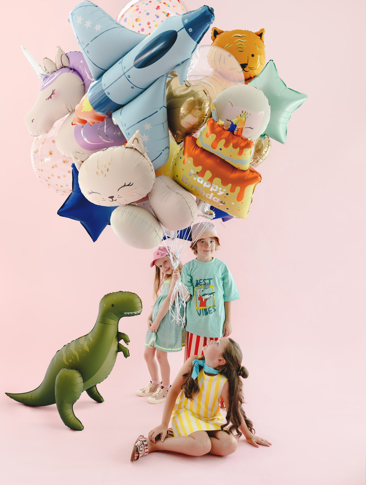 Ballon alu - Avion de chasse bleu (114.5cm)