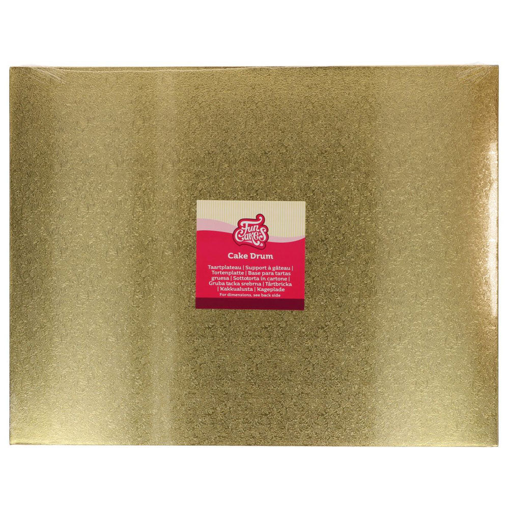 FunCakes Cake board rectangulaire or (40 x 30 cm)