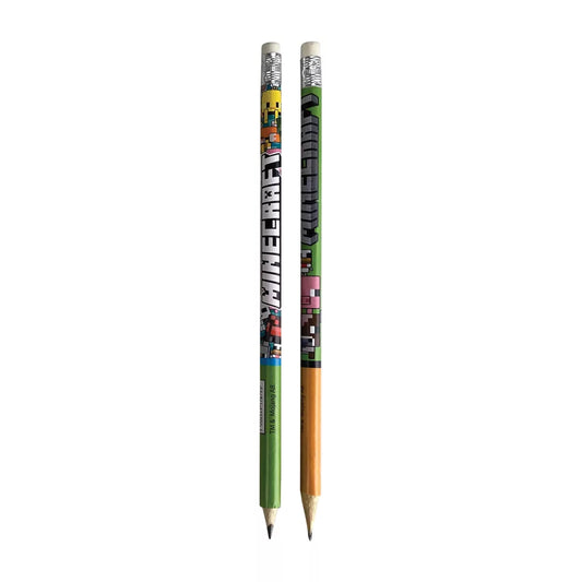 Crayon à papier HB avec gomme Minecraft Chibi