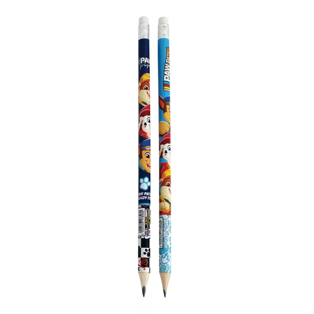 Crayon à papier HB avec gomme Pat'Patrouille Ready