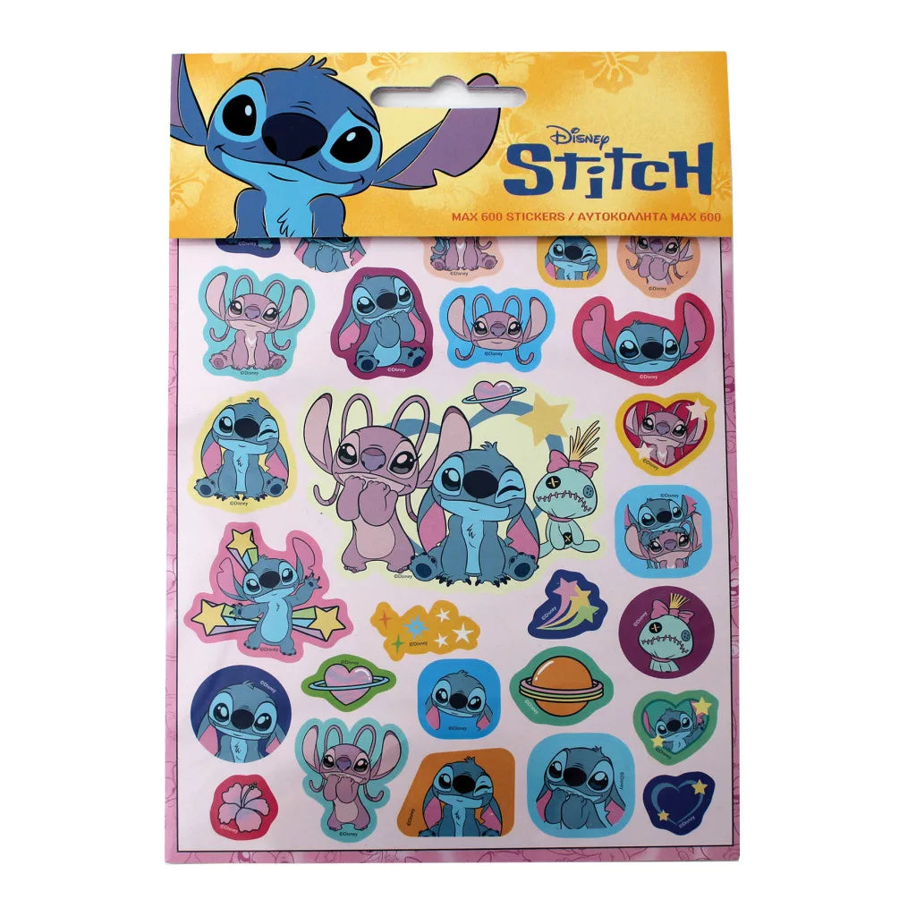 Set de 600 autocollants Lilo & Stitch Universe