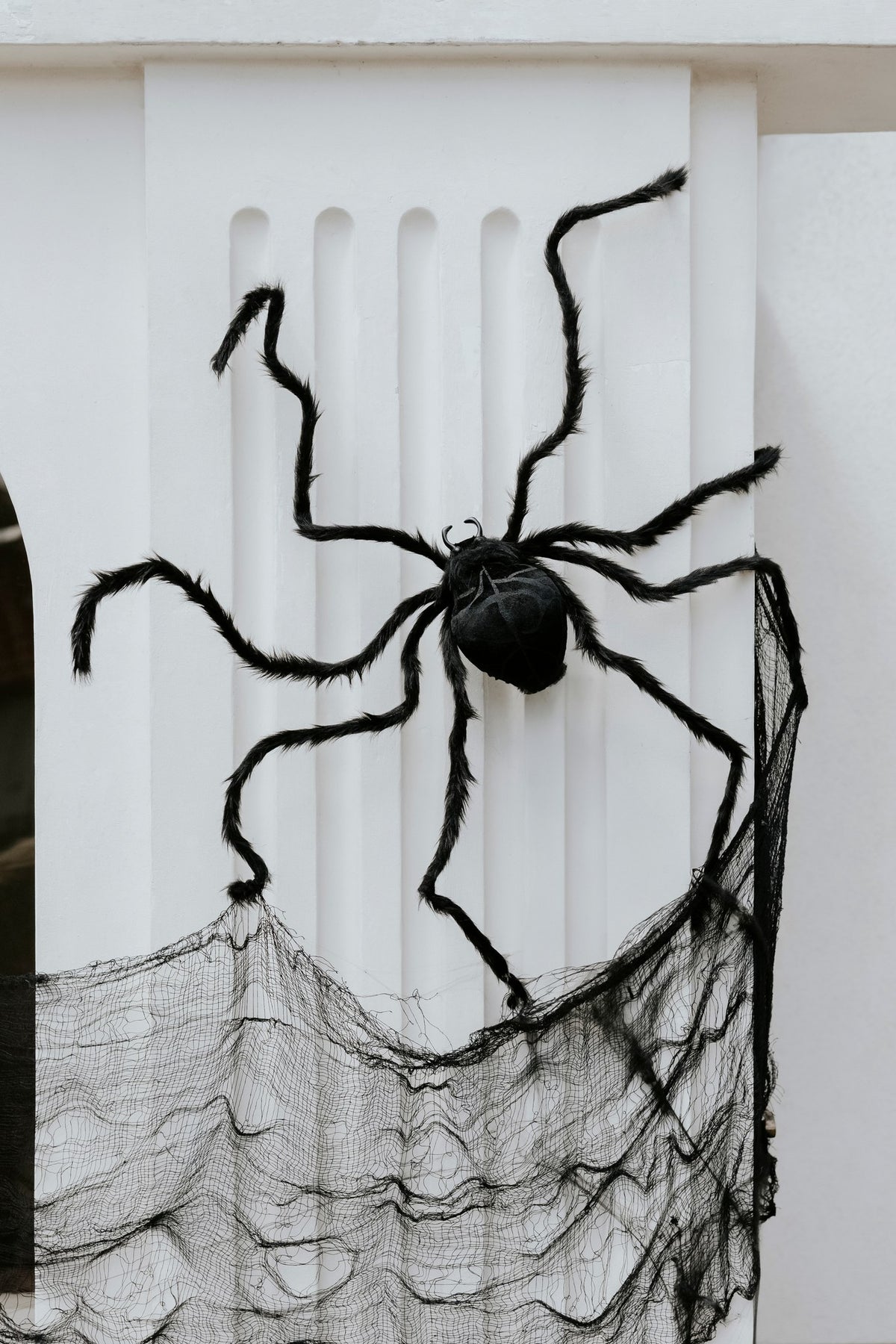 Tissu décoratif Halloween - Noir (0.72x9.8m)