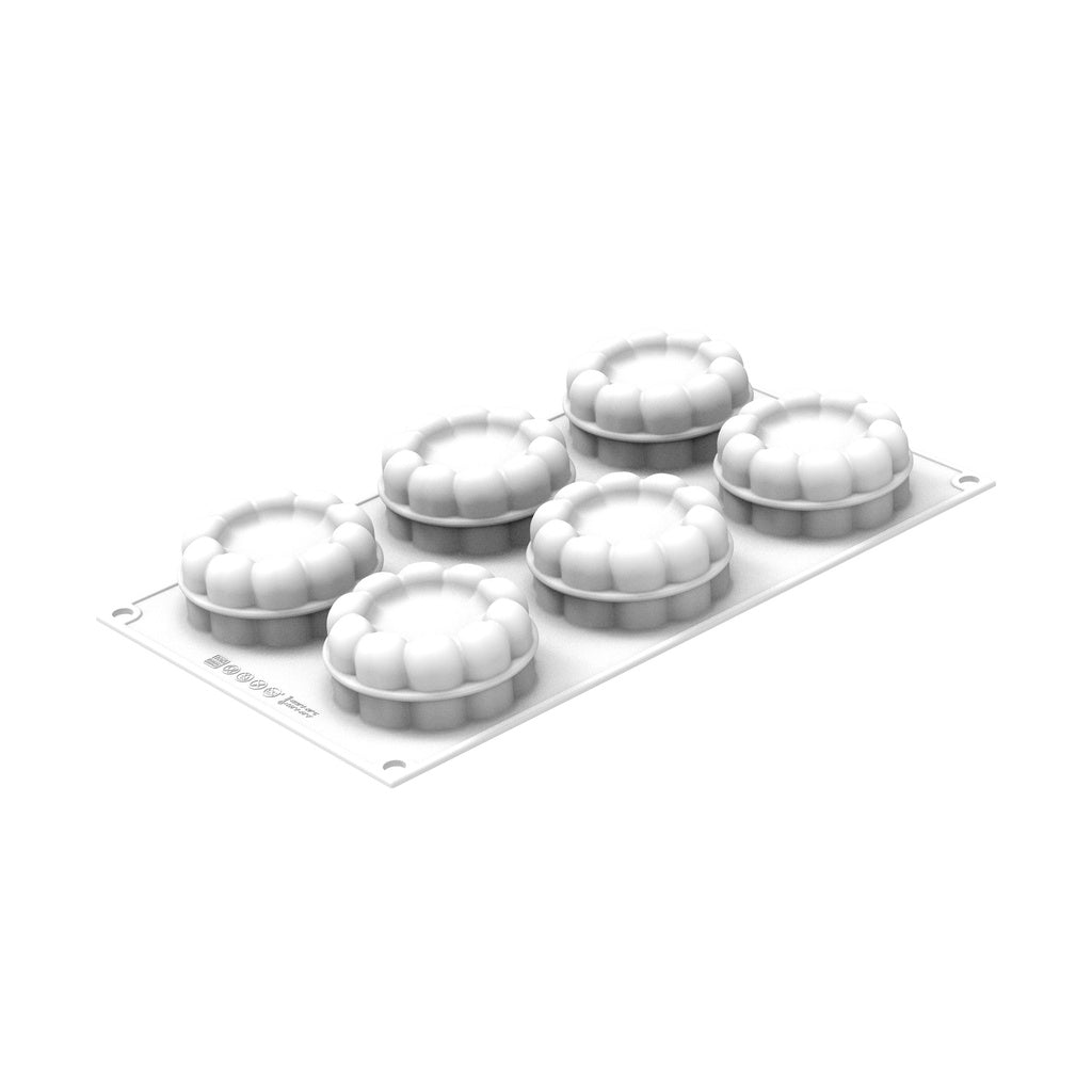 Silikomart Moule Charlotte 100 en silicone (6 empreintes)