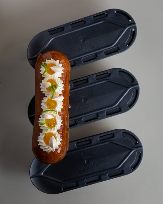 Silikomart Set 6 moules Nola 144 Tplus (13 x 4cm)