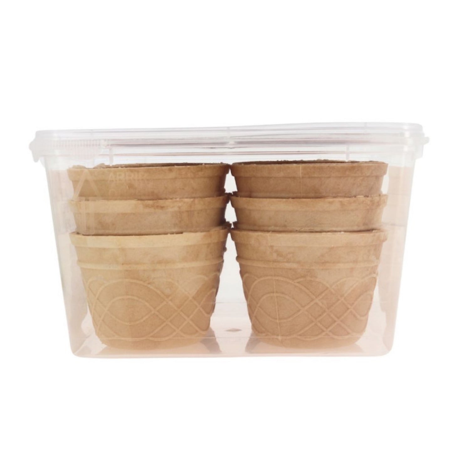 12 pots à glaces en azyme