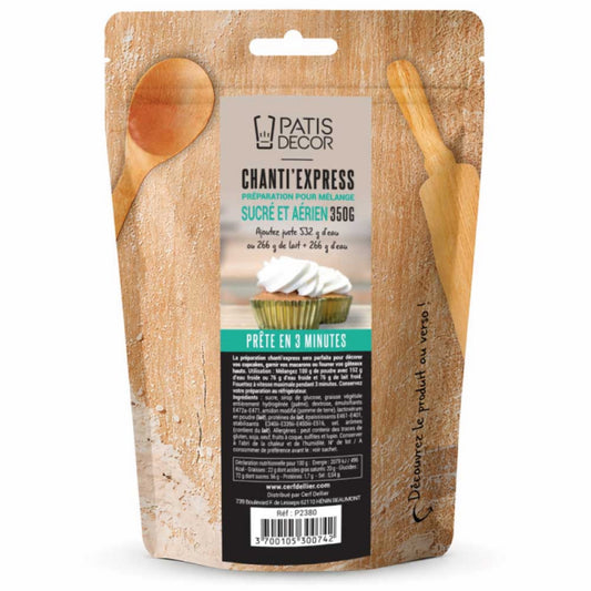 Préparation Chanti'Express - mélange sucré et aérien 350g