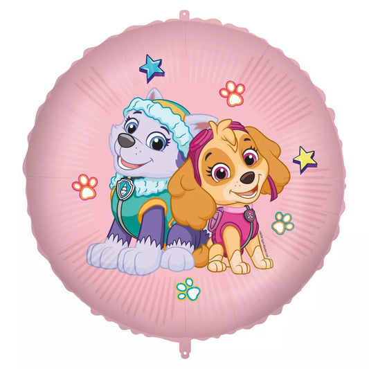 Ballon alu Pat'Patrouille Stella et Everest (46 cm)