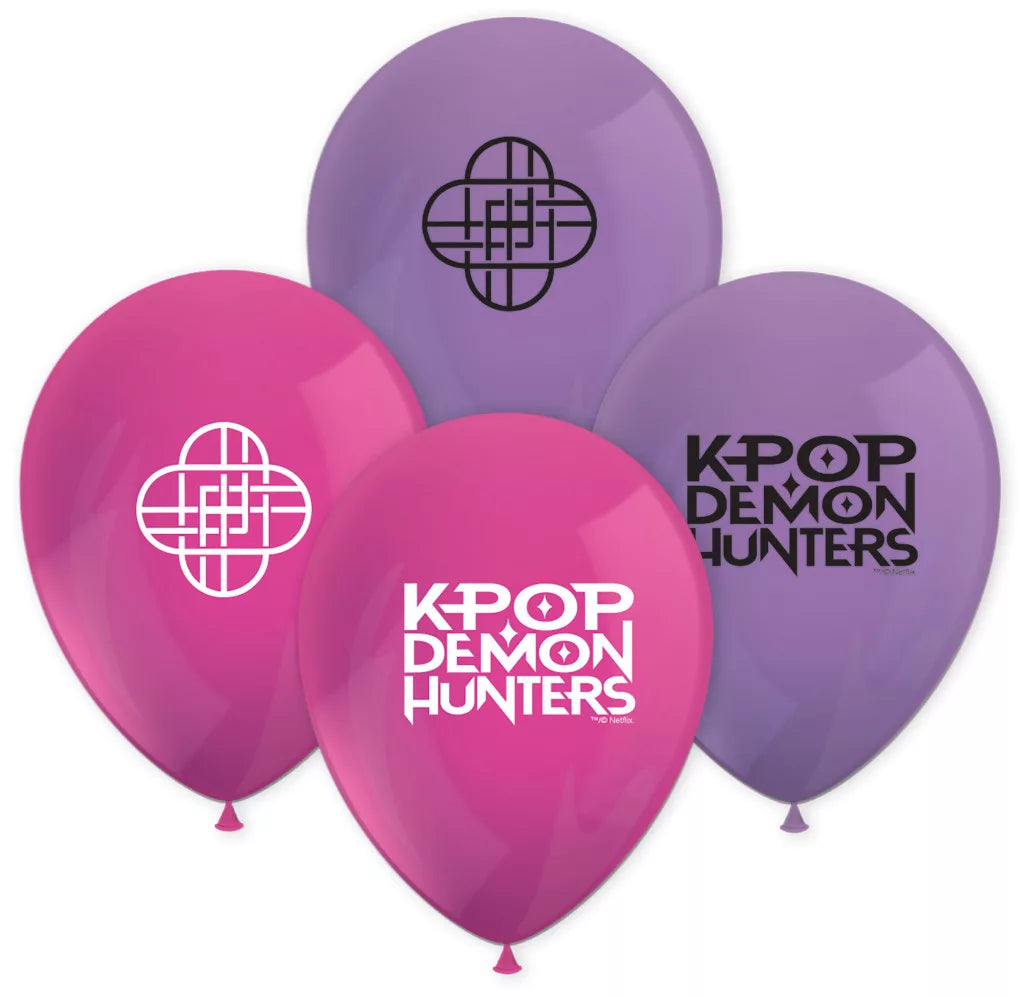 Ballons KPop Demon Hunters Honmoon (8 pièces)
