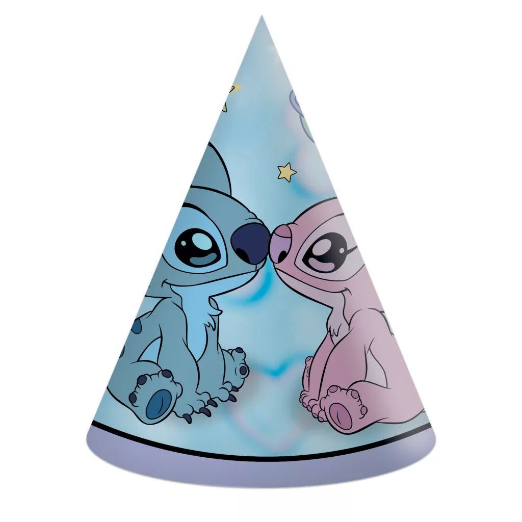 Chapeaux de fête Lilo & Stitch Angel Cute (6 pièces)