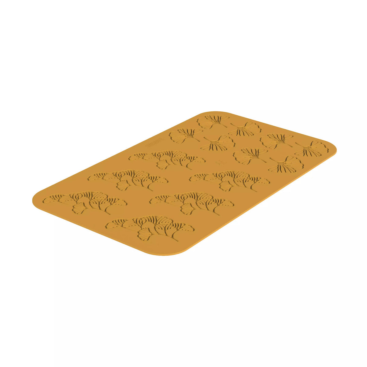 Silikomart Moule décor Ginkgo en silicone (14 empreintes)