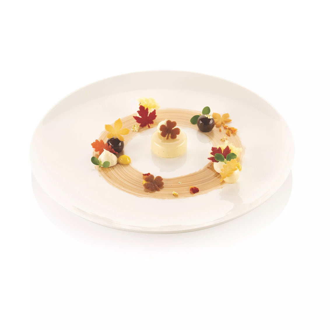 Silikomart Moule décor Selva en silicone jaune (72 empreintes)