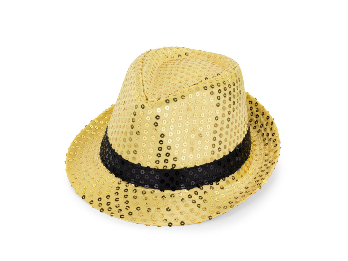 Chapeau à paillettes - Or (27cm)