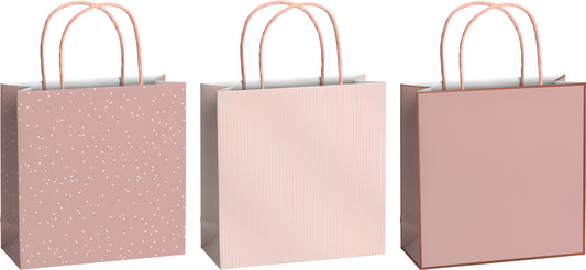 Sac cadeau Paro rose clair (20 x 8 x 20 cm)
