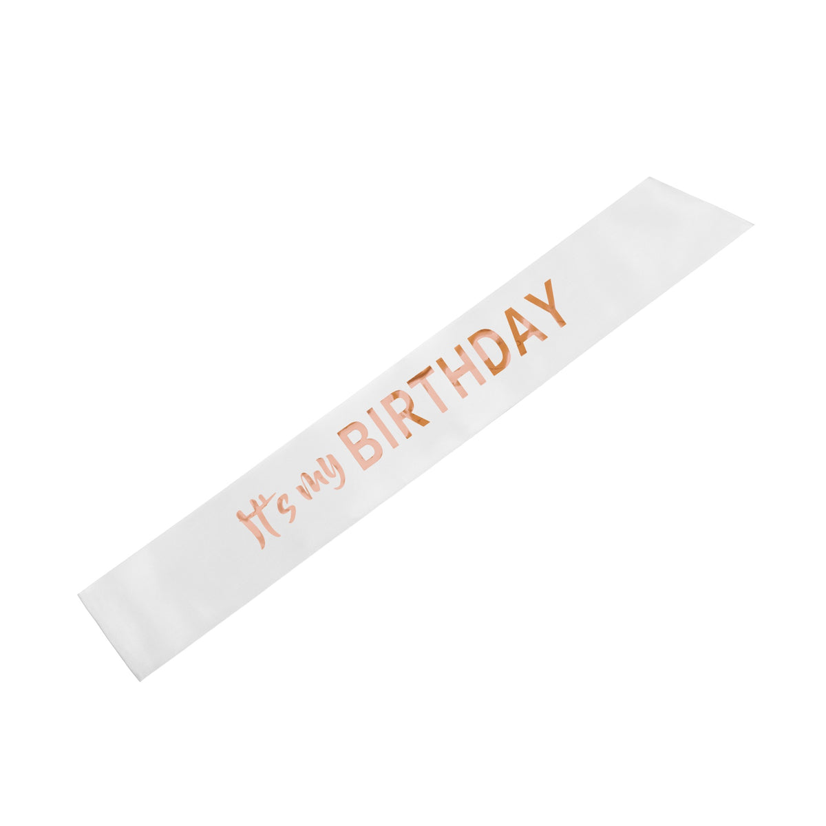 Echarpe - It's my birthday blanc
