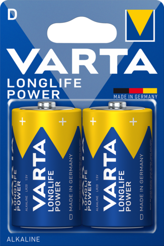 2 Piles Varta Longlife Power D