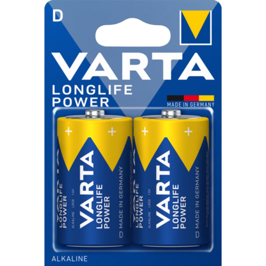 2 Batterien Varta Longlife Power D