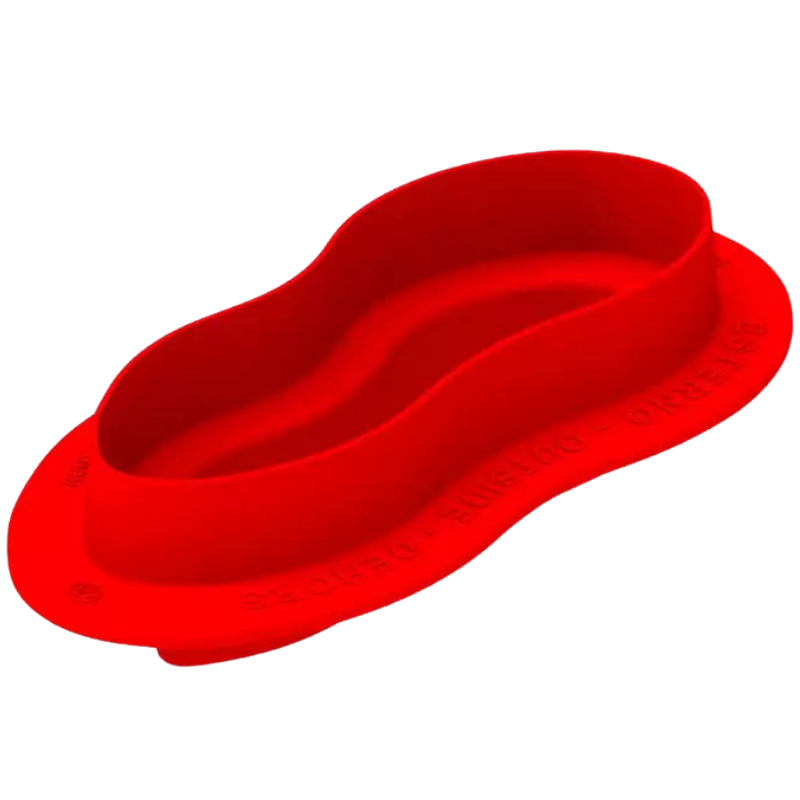 Silikomart Moule Arachide 100 en silicone avec découpoir (6 empreintes)