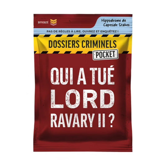 Dossiers Criminels Pocket - #1 Qui a tué Lord Ravary II (FR)