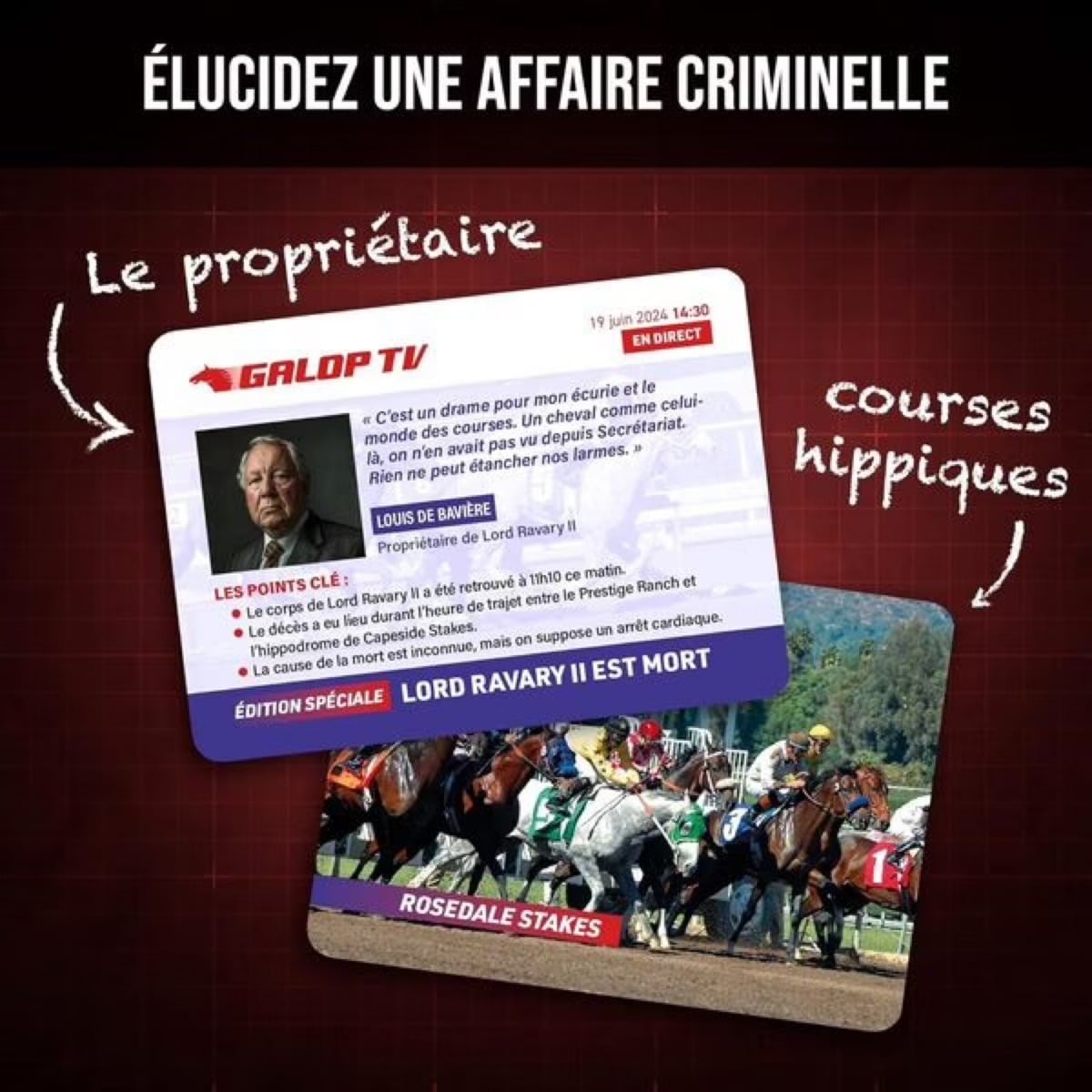 Dossiers Criminels Pocket - #1 Qui a tué Lord Ravary II (FR)