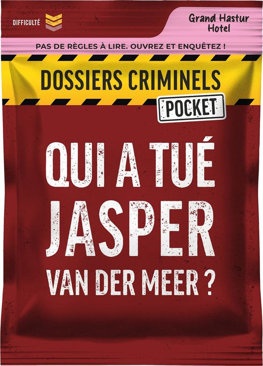 Dossiers Criminels Pocket -  #3 Qui a tué Jasper van dr Meer?