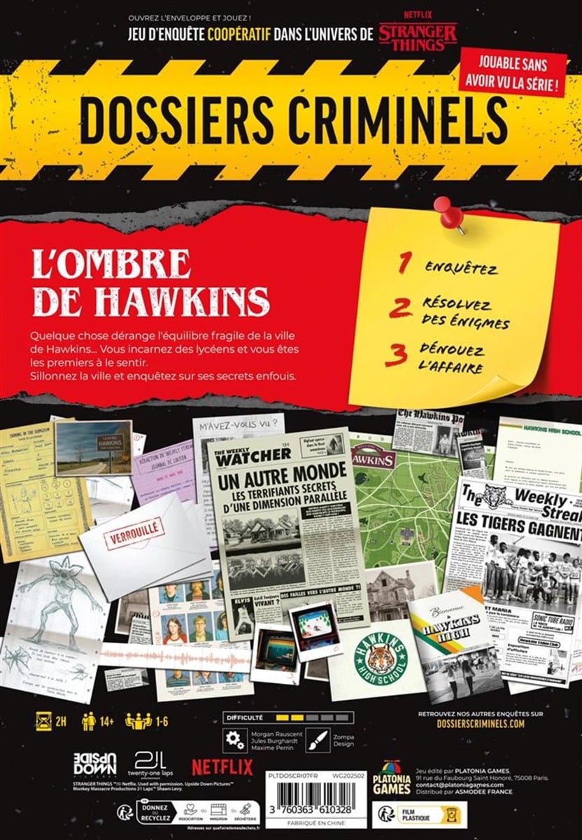 Dossiers Criminels Pocket -  Strangers Things (FR)