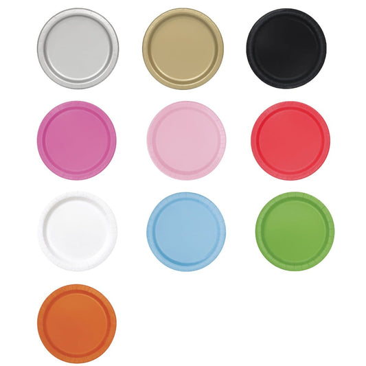 Assiettes Unies 17cm (8pcs)
