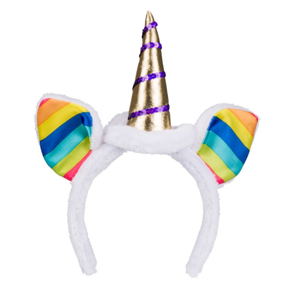 Serre-tête Licorne multicolore