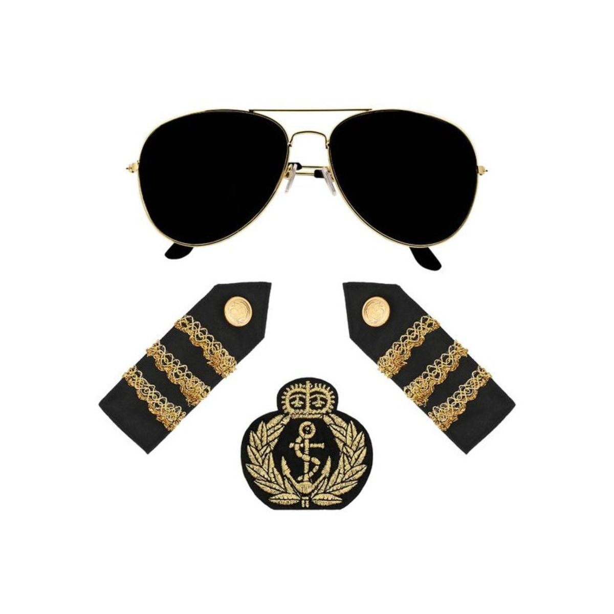 Déguisement - Capitaine (4pcs)
