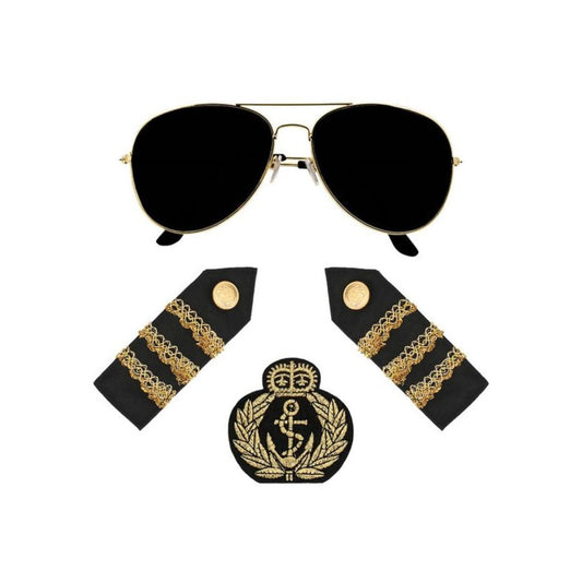 Déguisement - Capitaine (4pcs)