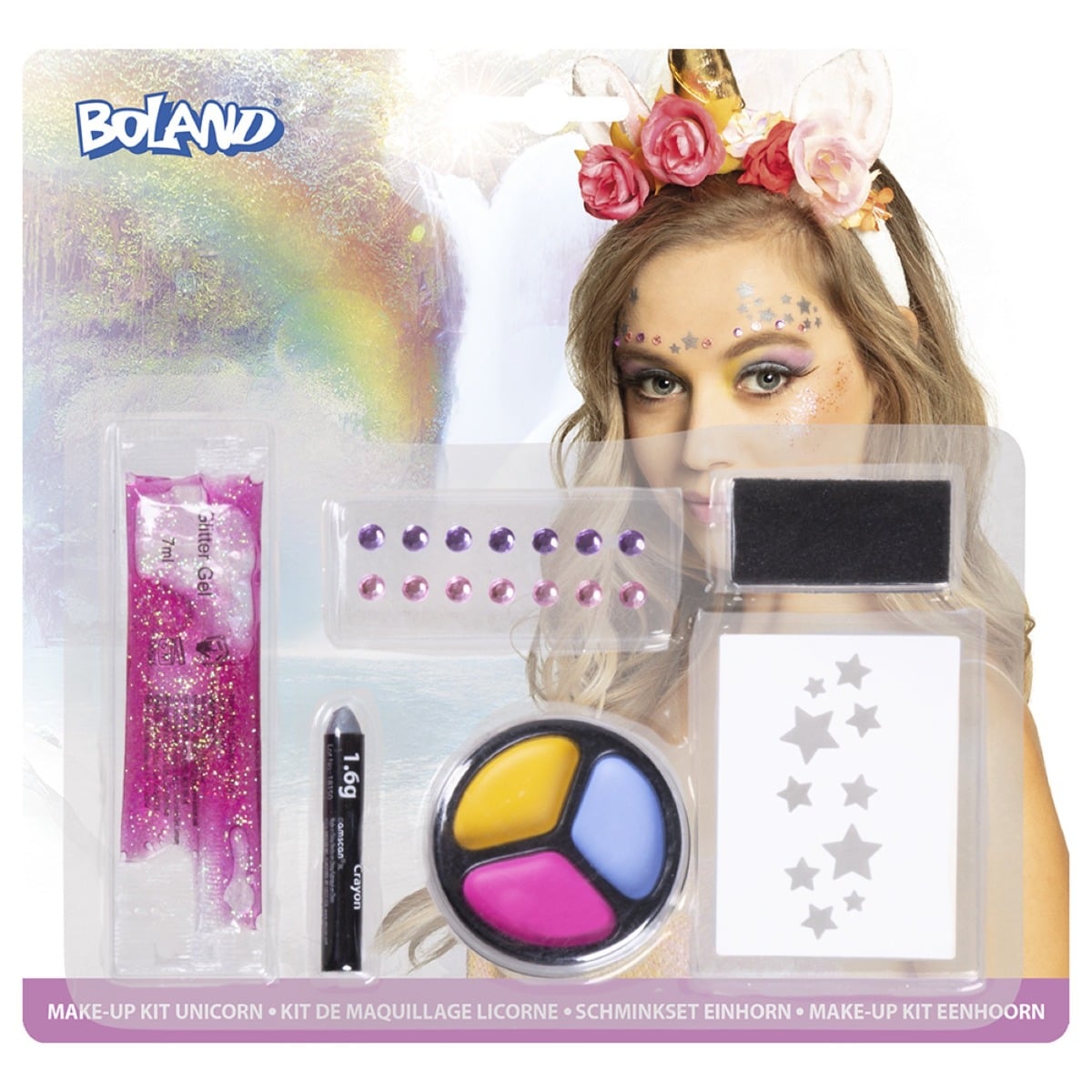 Palette de maquillage à l'eau - Licorne