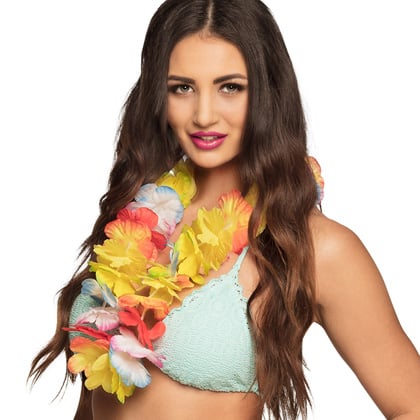 Collier de fleurs - Rainbow luxe