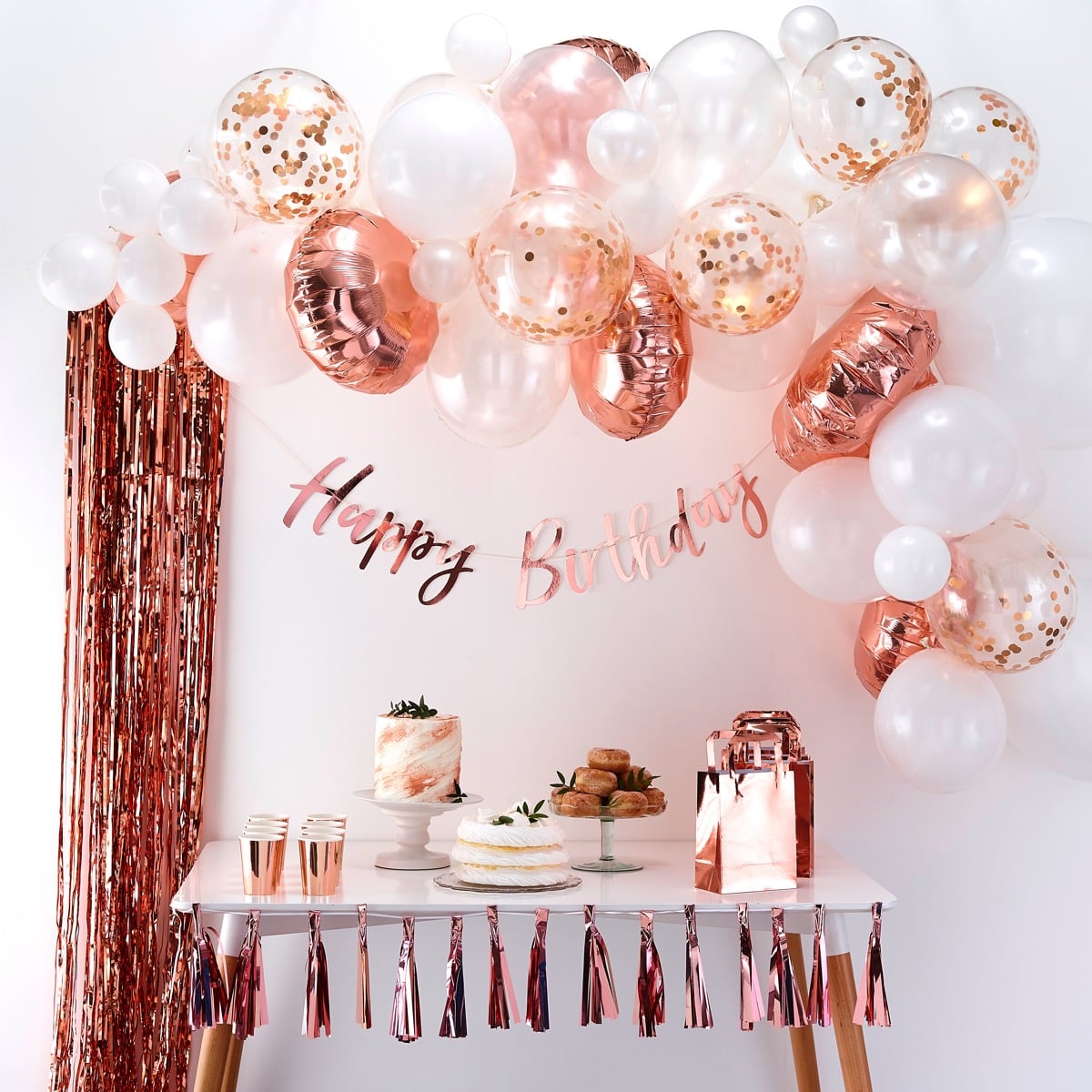 Arche de Ballons Rosegold (70pcs)