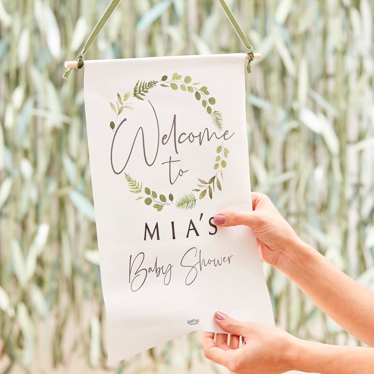 Panneau de bienvenue personnalisable Babyshower