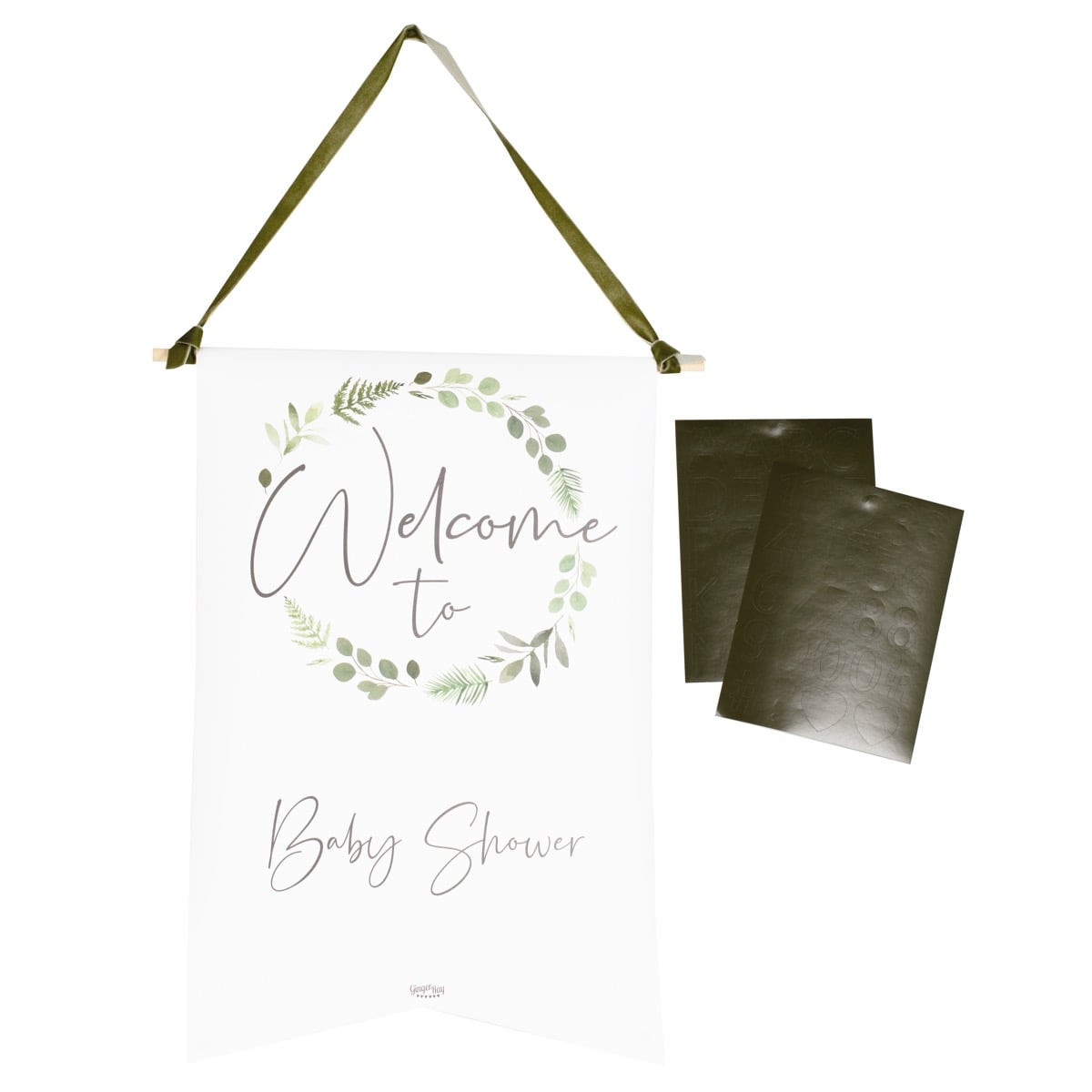 Panneau de bienvenue personnalisable Babyshower