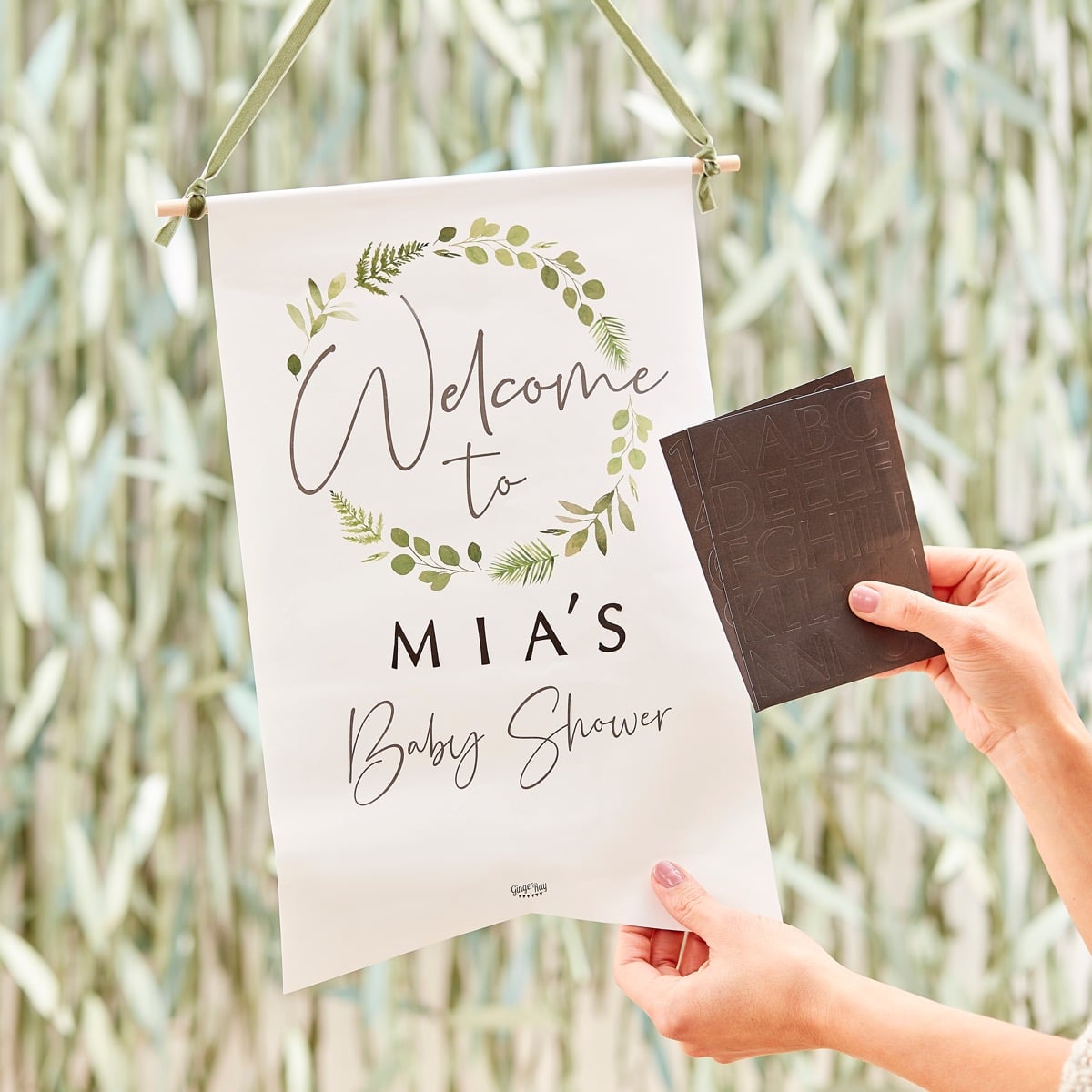 Panneau de bienvenue personnalisable Babyshower