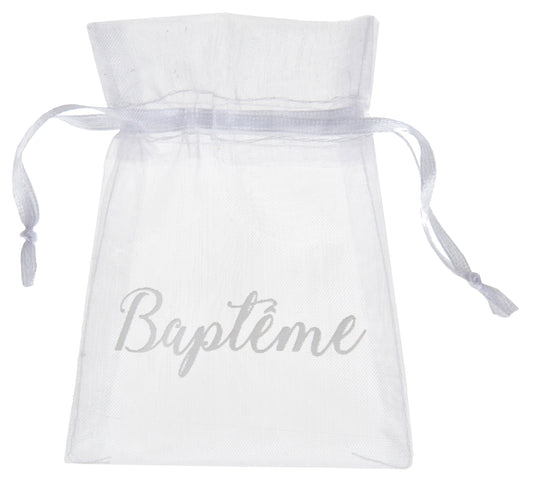 Pochettes "Baptême" (6 pièces) - Blanc