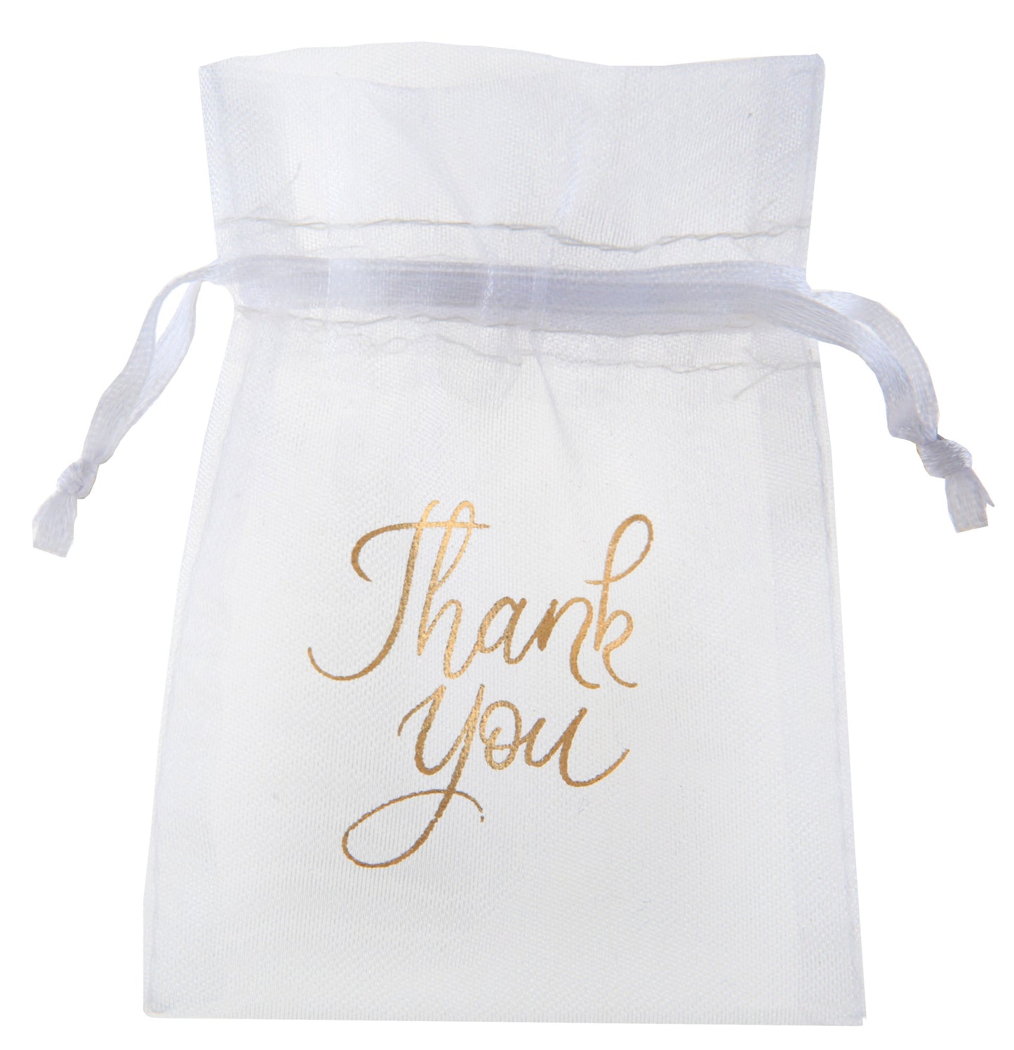 Pochettes blanches "Thank You" (6 pièces)