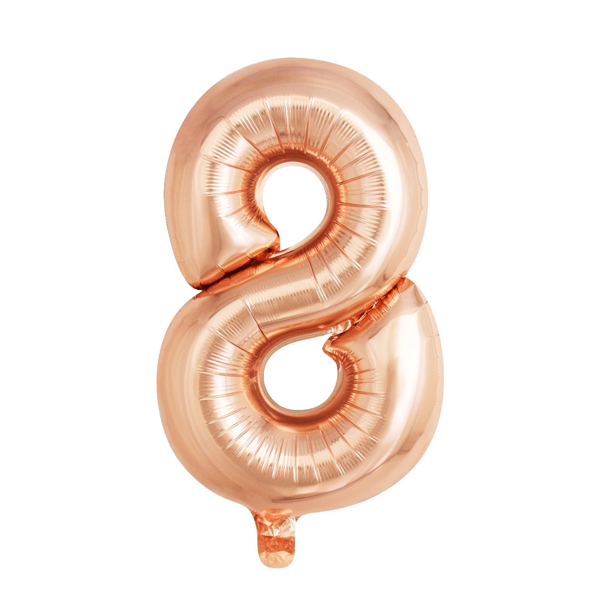Ballon Chiffre 8 Alu Cuivre 40cm